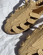 Woven Straw shoes