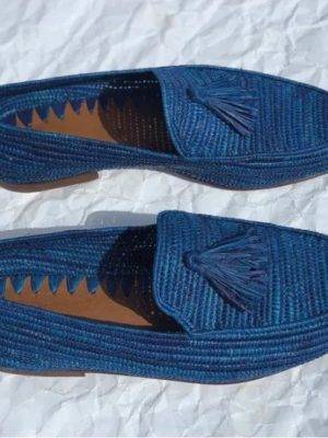 Moroccan Raffia shoes for men, Raffia shoes for men